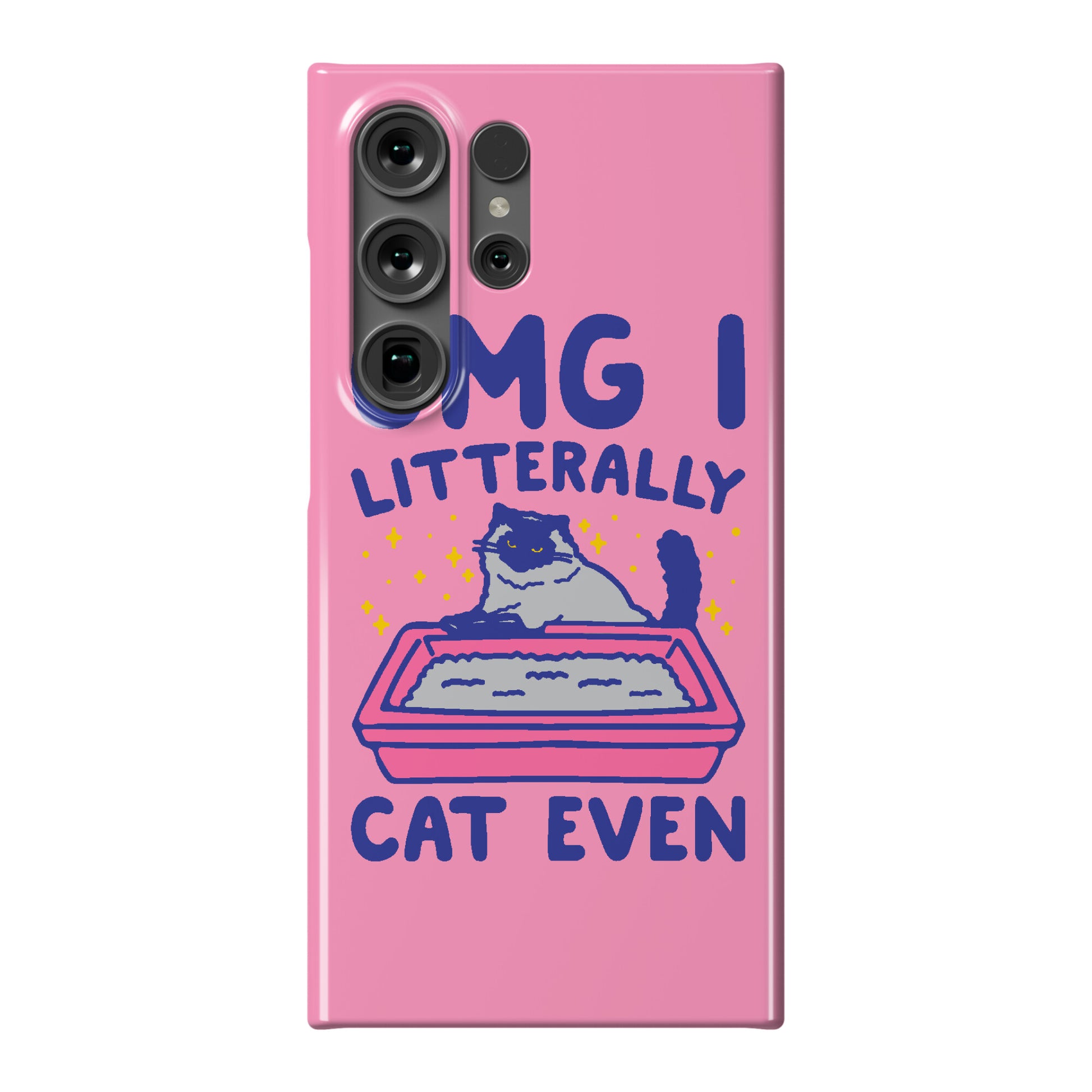 Omg I Litterally Cat Even  Phone Case