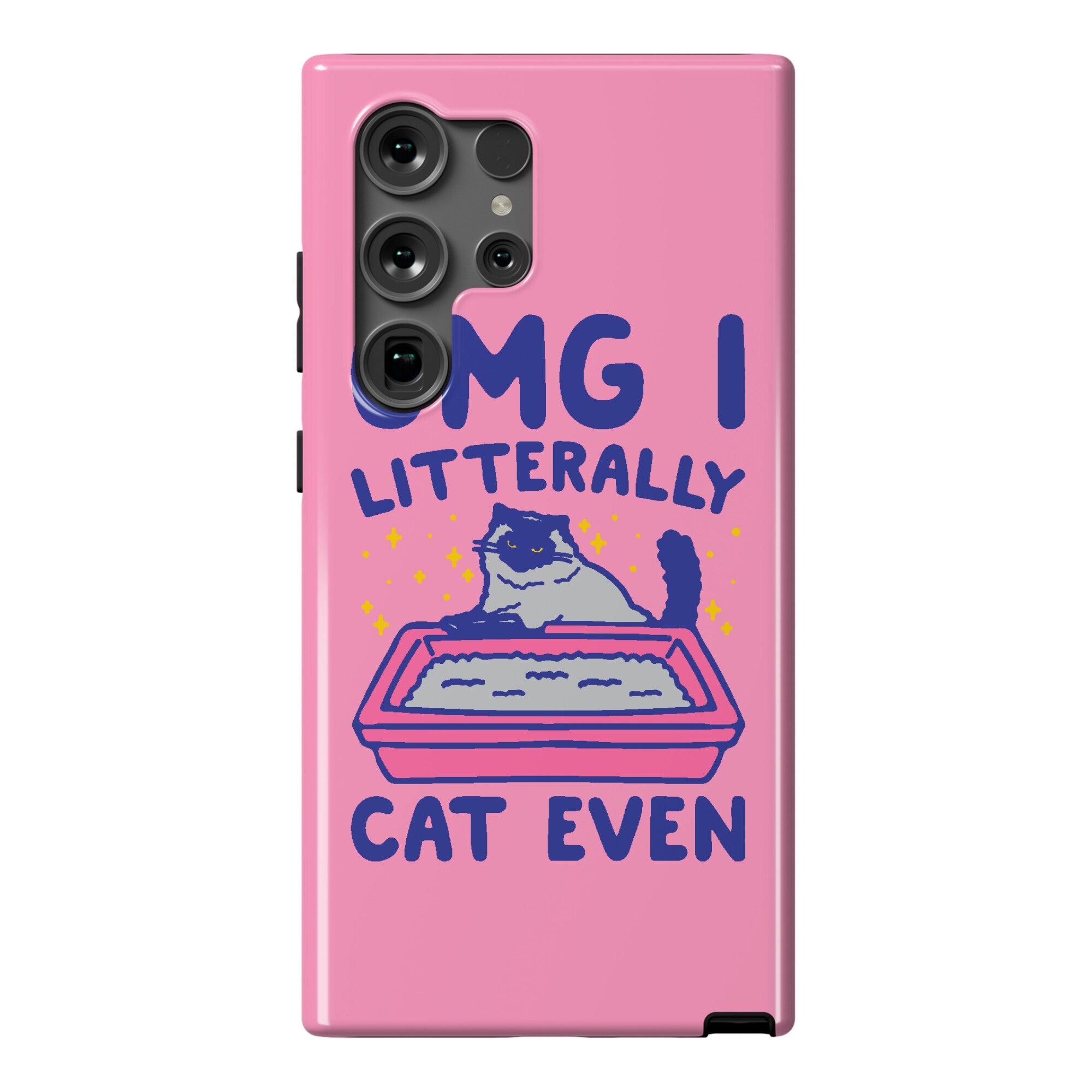 Omg I Litterally Cat Even  Phone Case