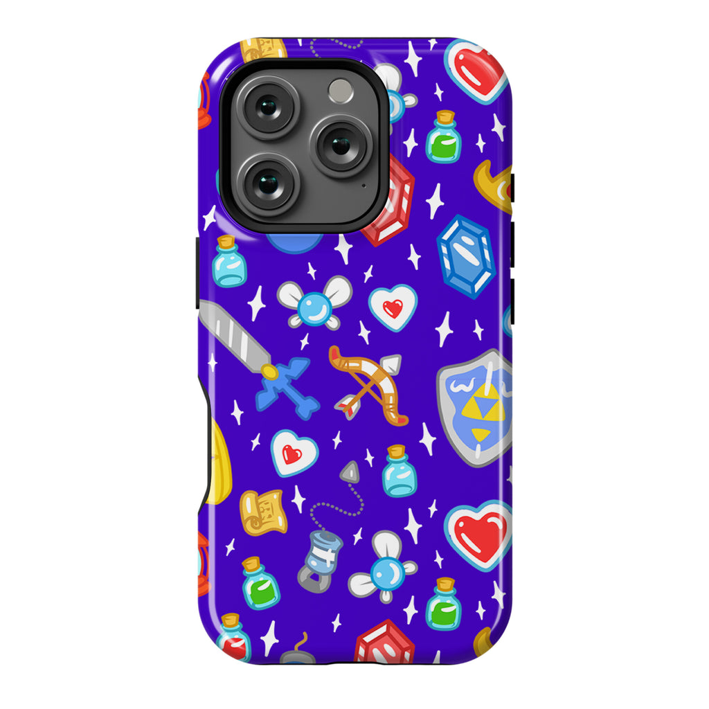 Zelda Items Pattern Phone Case