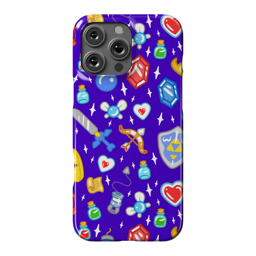 Zelda Items Pattern Phone Case