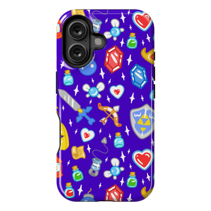 Zelda Items Pattern Phone Case