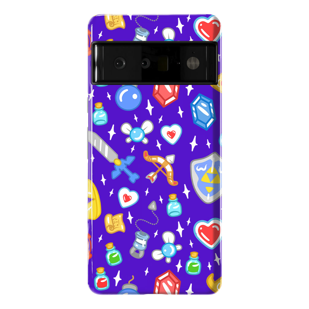 Zelda Items Pattern Phone Case