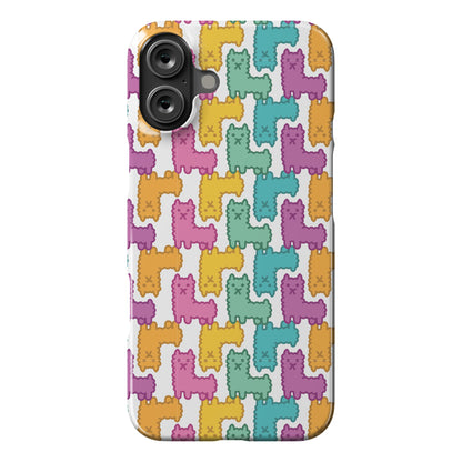 Pastel Llama Pattern Phone Case