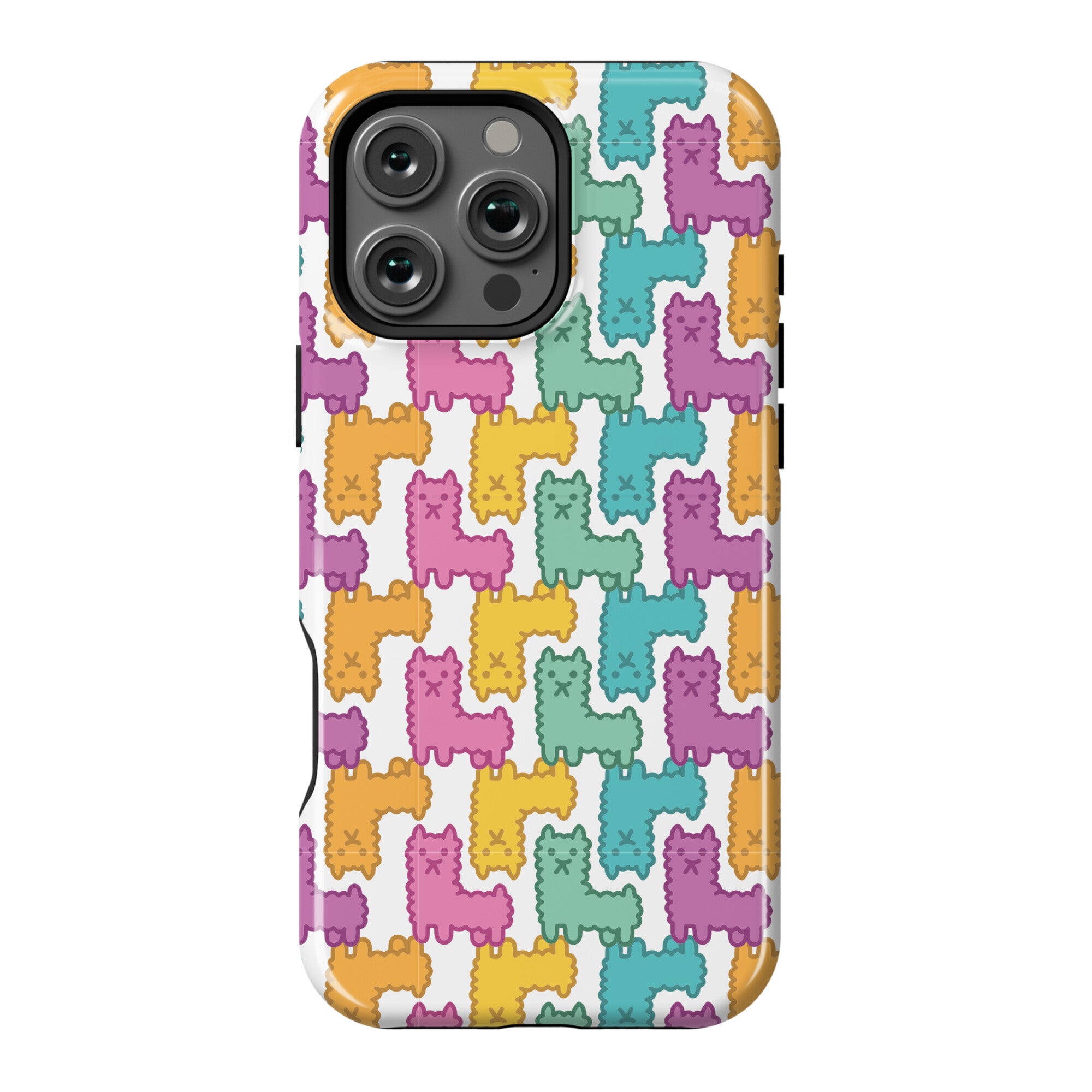 Pastel Llama Pattern Phone Case