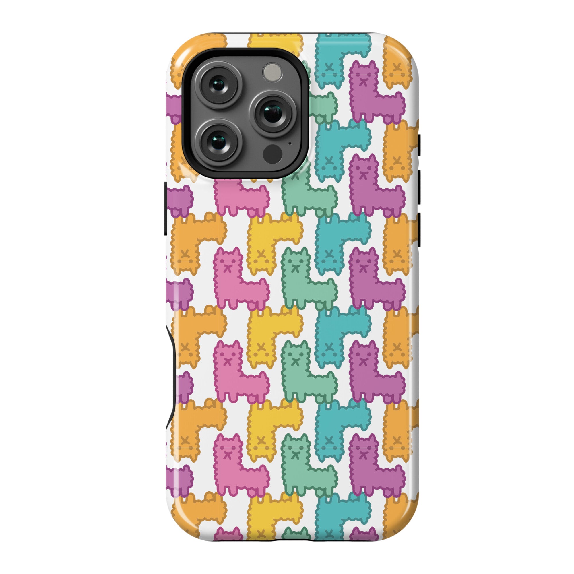 Pastel Llama Pattern Phone Case