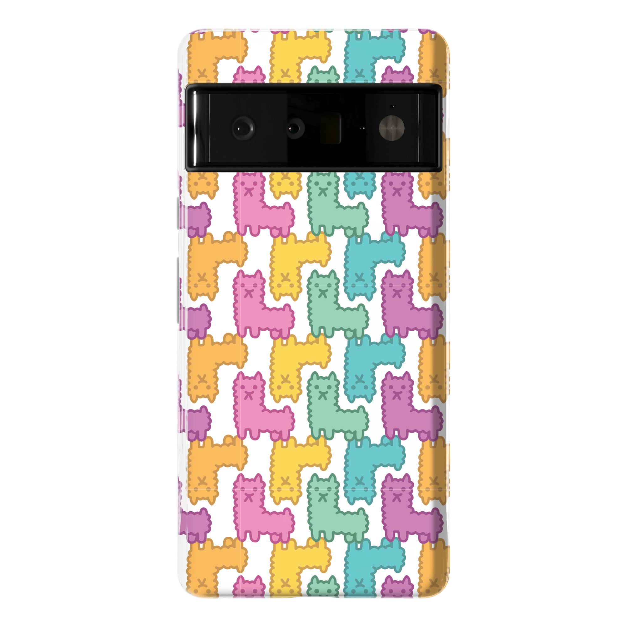 Pastel Llama Pattern Phone Case
