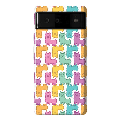 Pastel Llama Pattern Phone Case