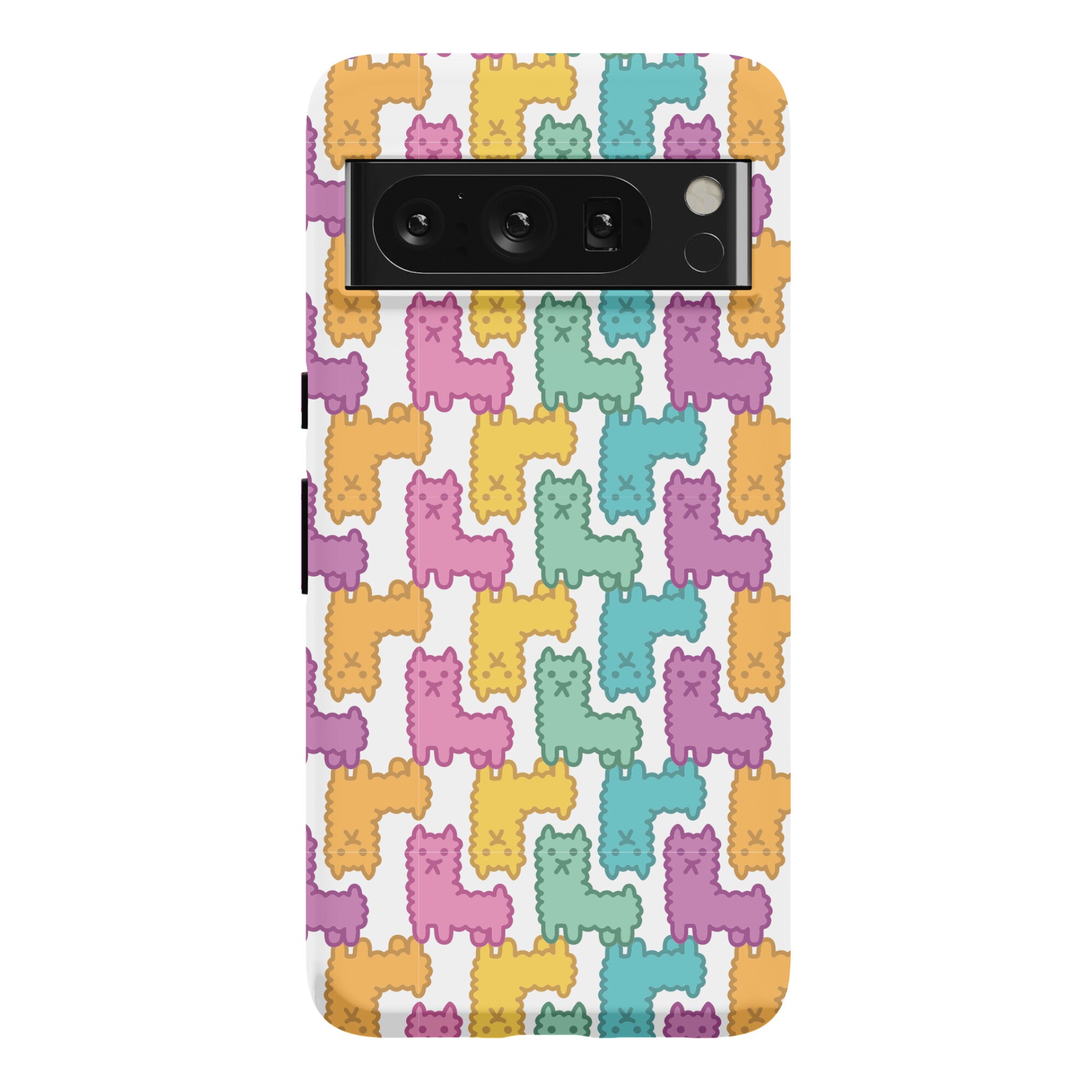 Pastel Llama Pattern Phone Case