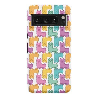 Pastel Llama Pattern Phone Case