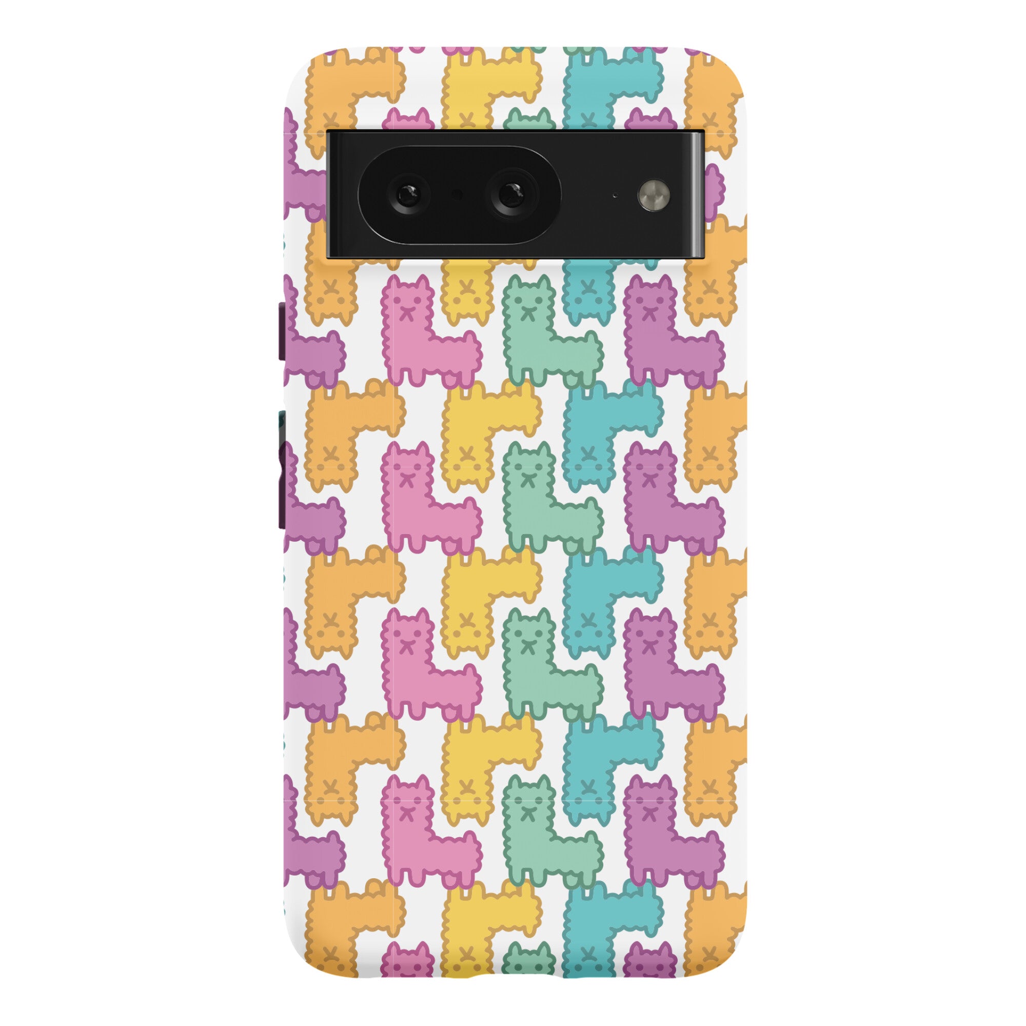 Pastel Llama Pattern Phone Case