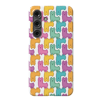 Pastel Llama Pattern Phone Case