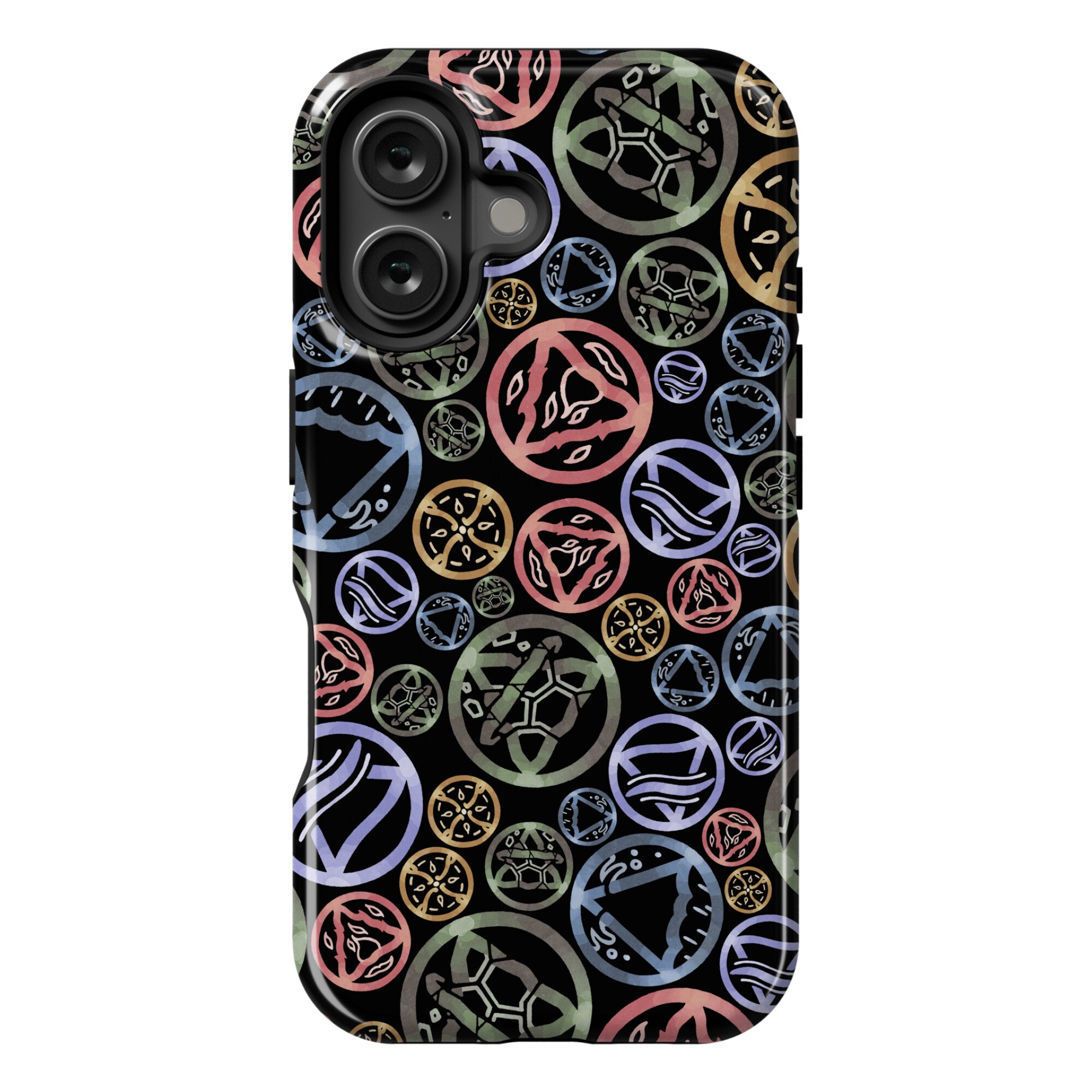 Witch's Elements Dark Pattern Phone Case