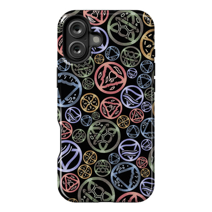 Witch's Elements Dark Pattern Phone Case