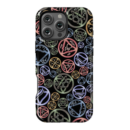 Witch's Elements Dark Pattern Phone Case