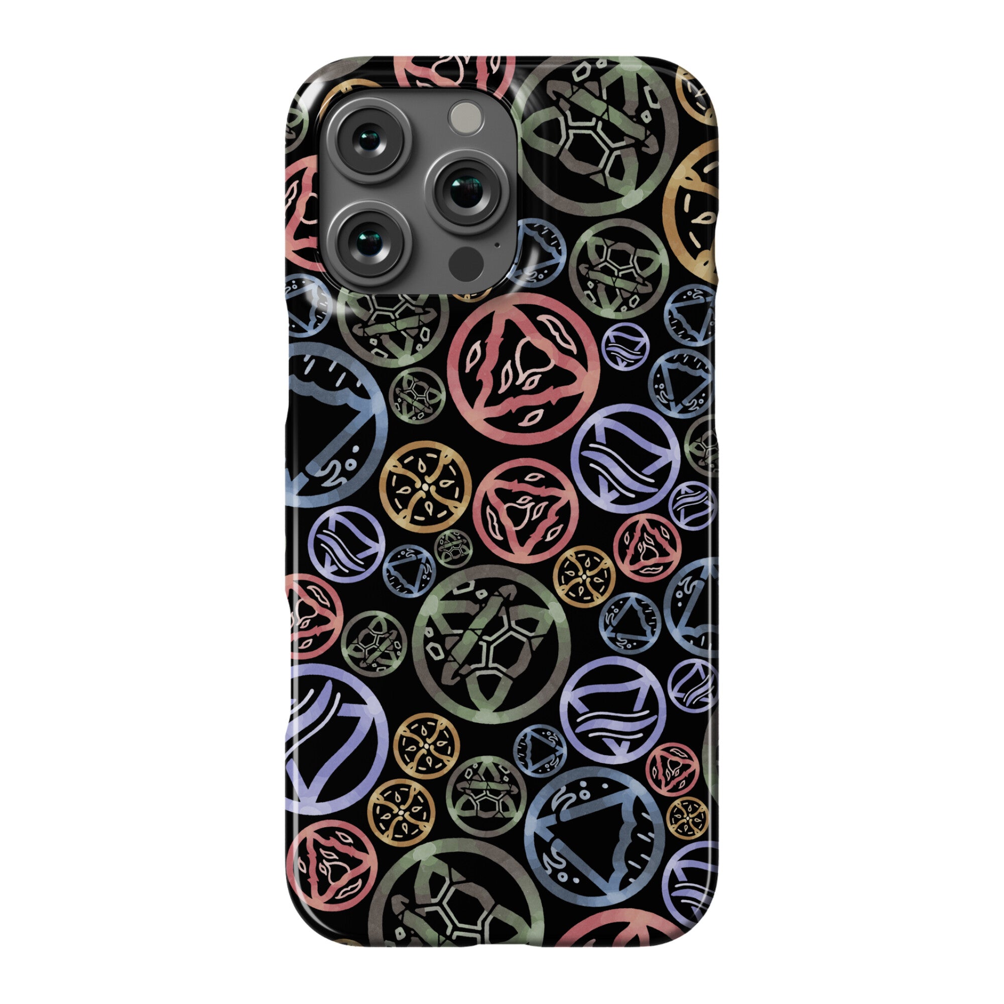 Witch's Elements Dark Pattern Phone Case