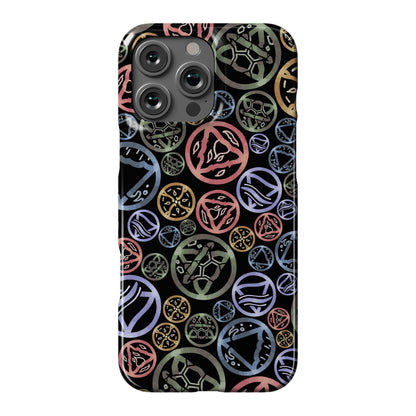 Witch's Elements Dark Pattern Phone Case