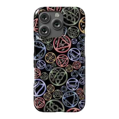 Witch's Elements Dark Pattern Phone Case