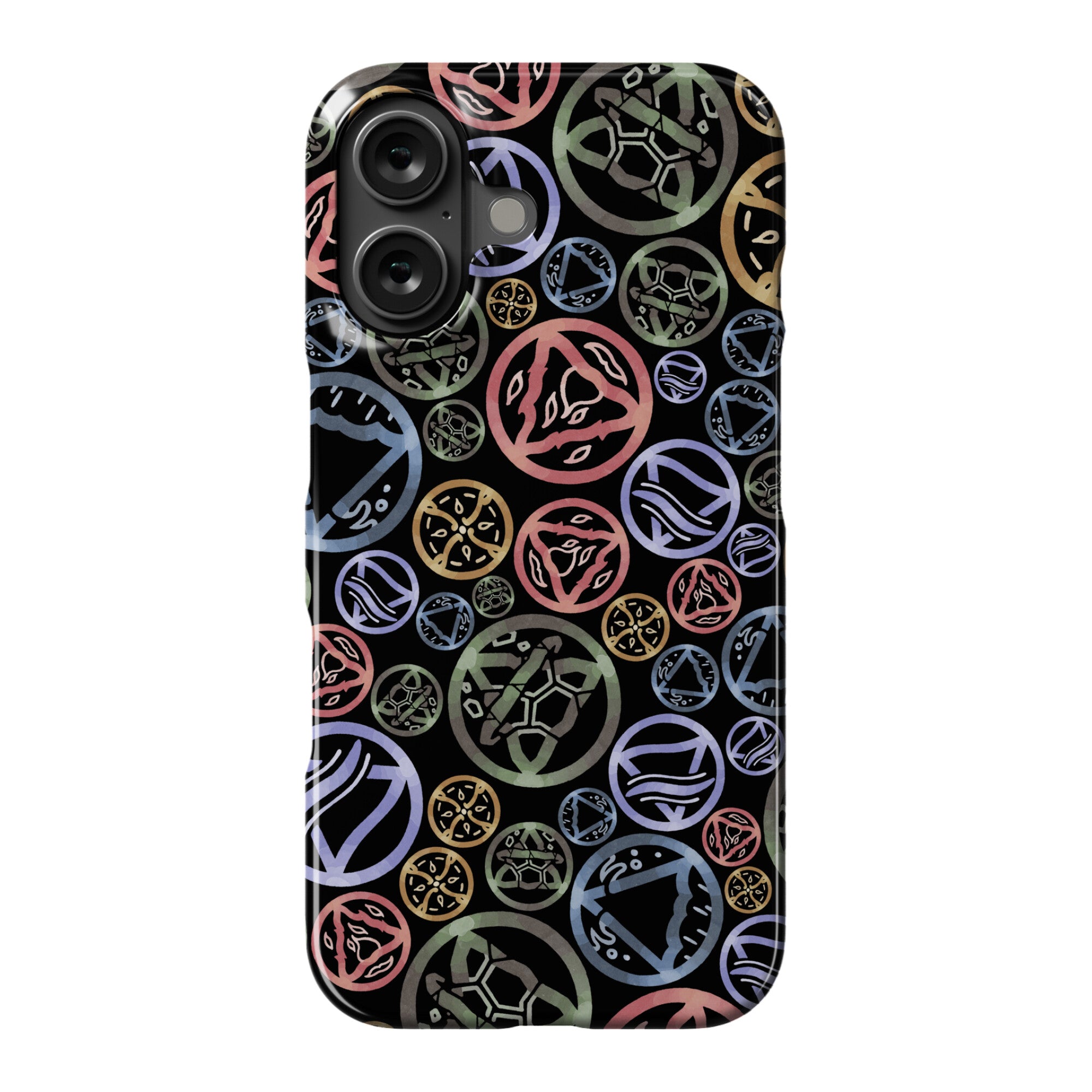 Witch's Elements Dark Pattern Phone Case