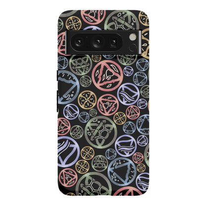 Witch's Elements Dark Pattern Phone Case