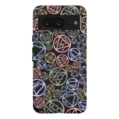 Witch's Elements Dark Pattern Phone Case