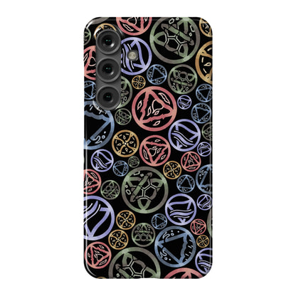 Witch's Elements Dark Pattern Phone Case