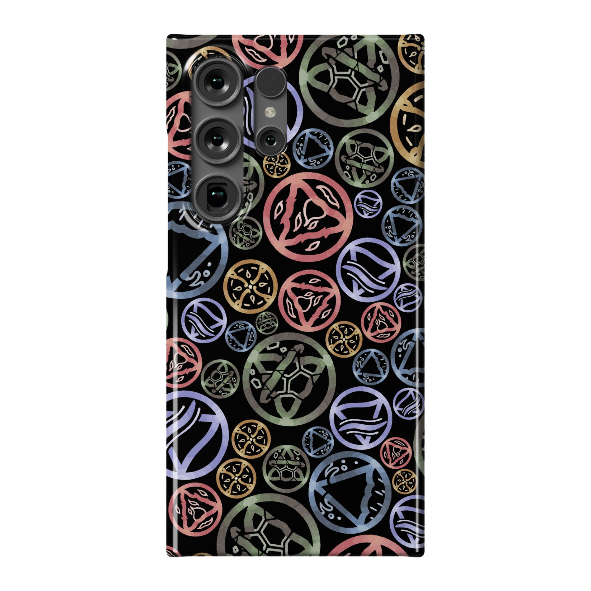 Witch's Elements Dark Pattern Phone Case