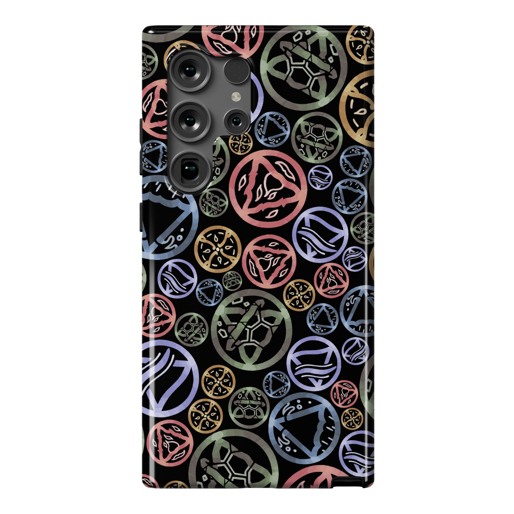 Witch's Elements Dark Pattern Phone Case