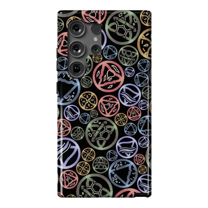 Witch's Elements Dark Pattern Phone Case