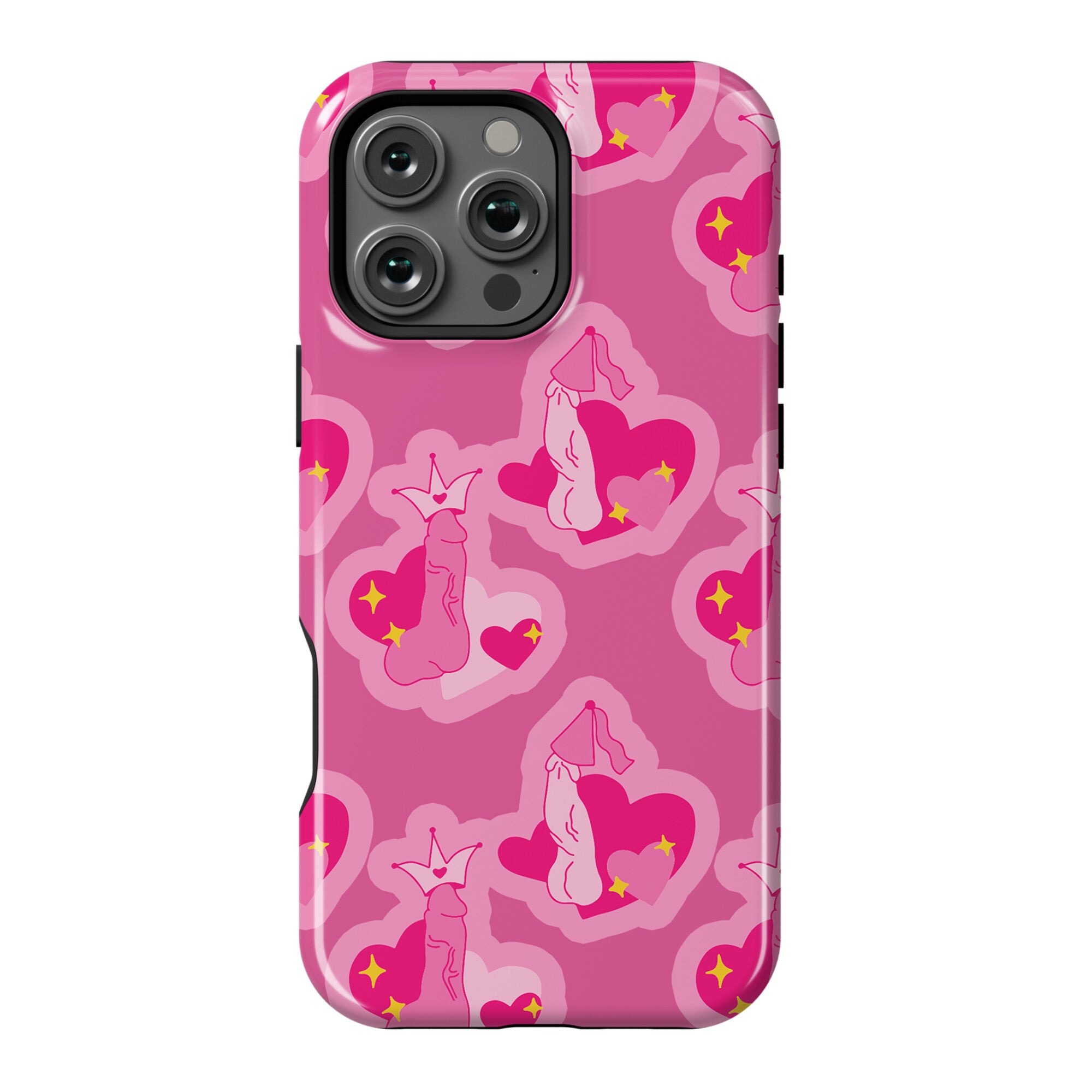 Princess Penis Pattern Phone Case
