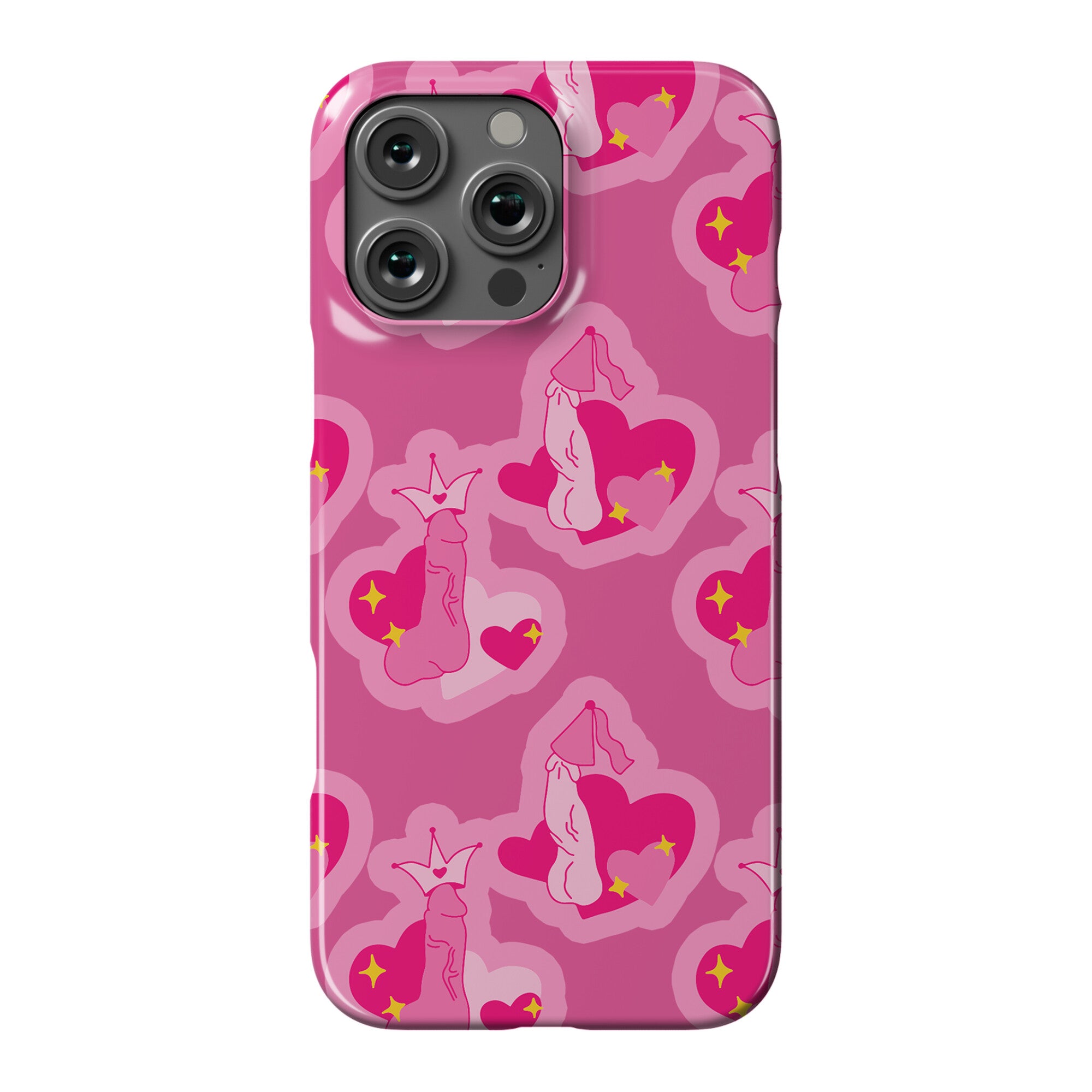 Princess Penis Pattern Phone Case