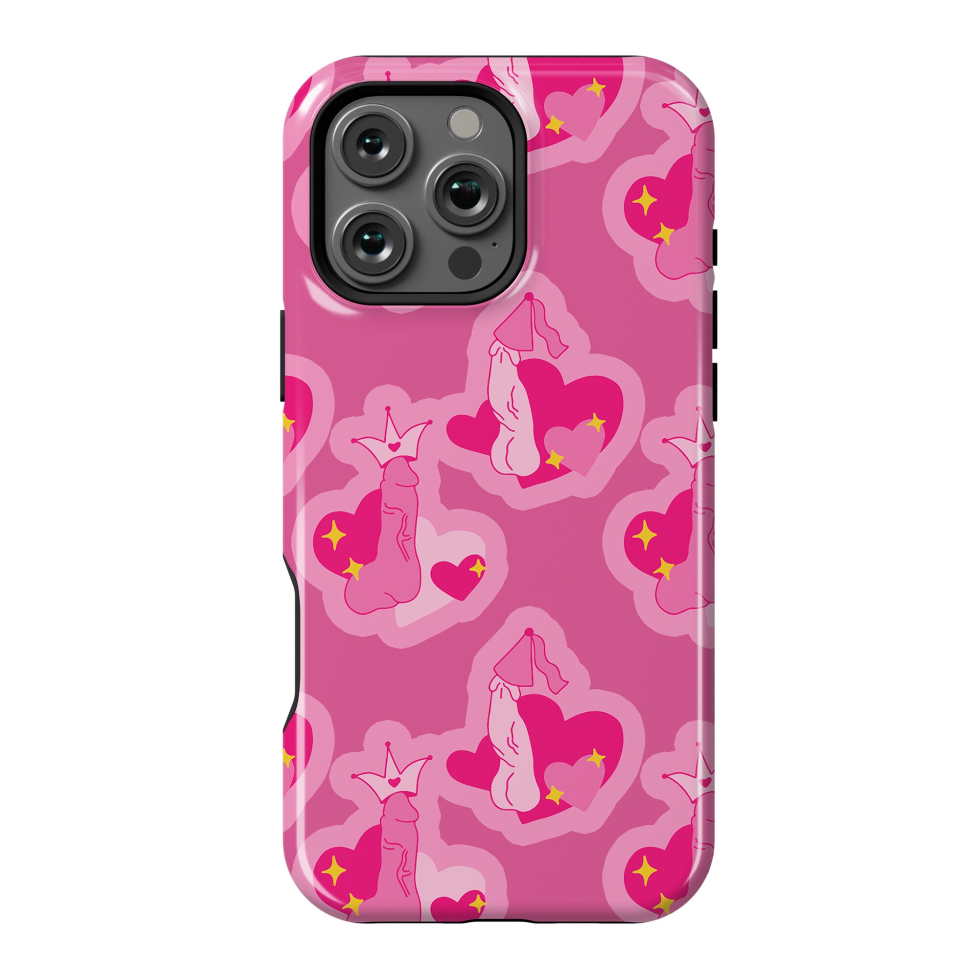 Princess Penis Pattern Phone Case