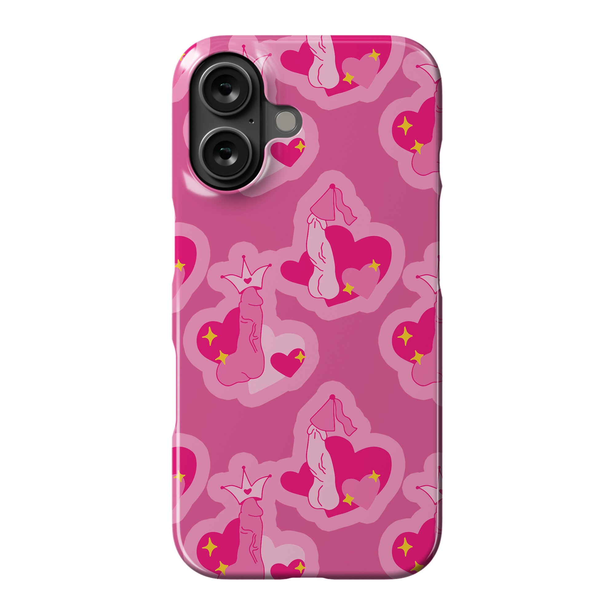 Princess Penis Pattern Phone Case