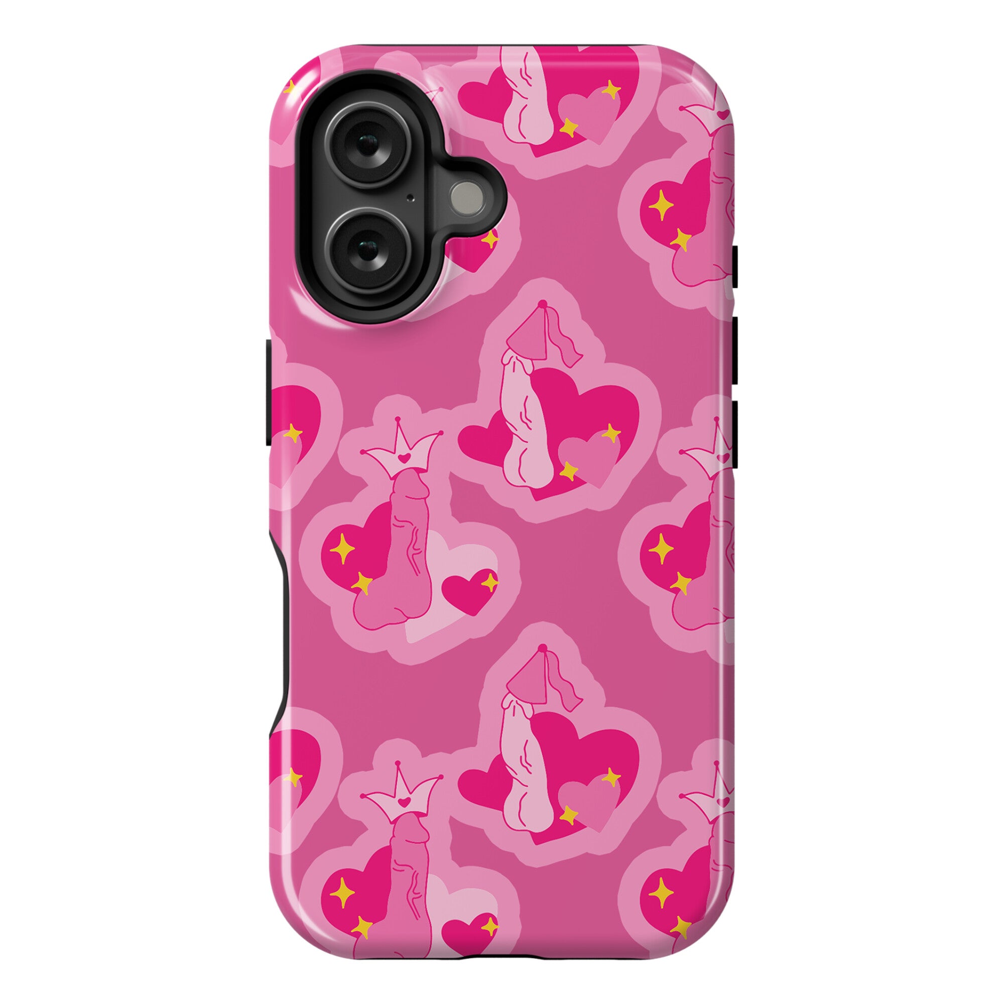 Princess Penis Pattern Phone Case