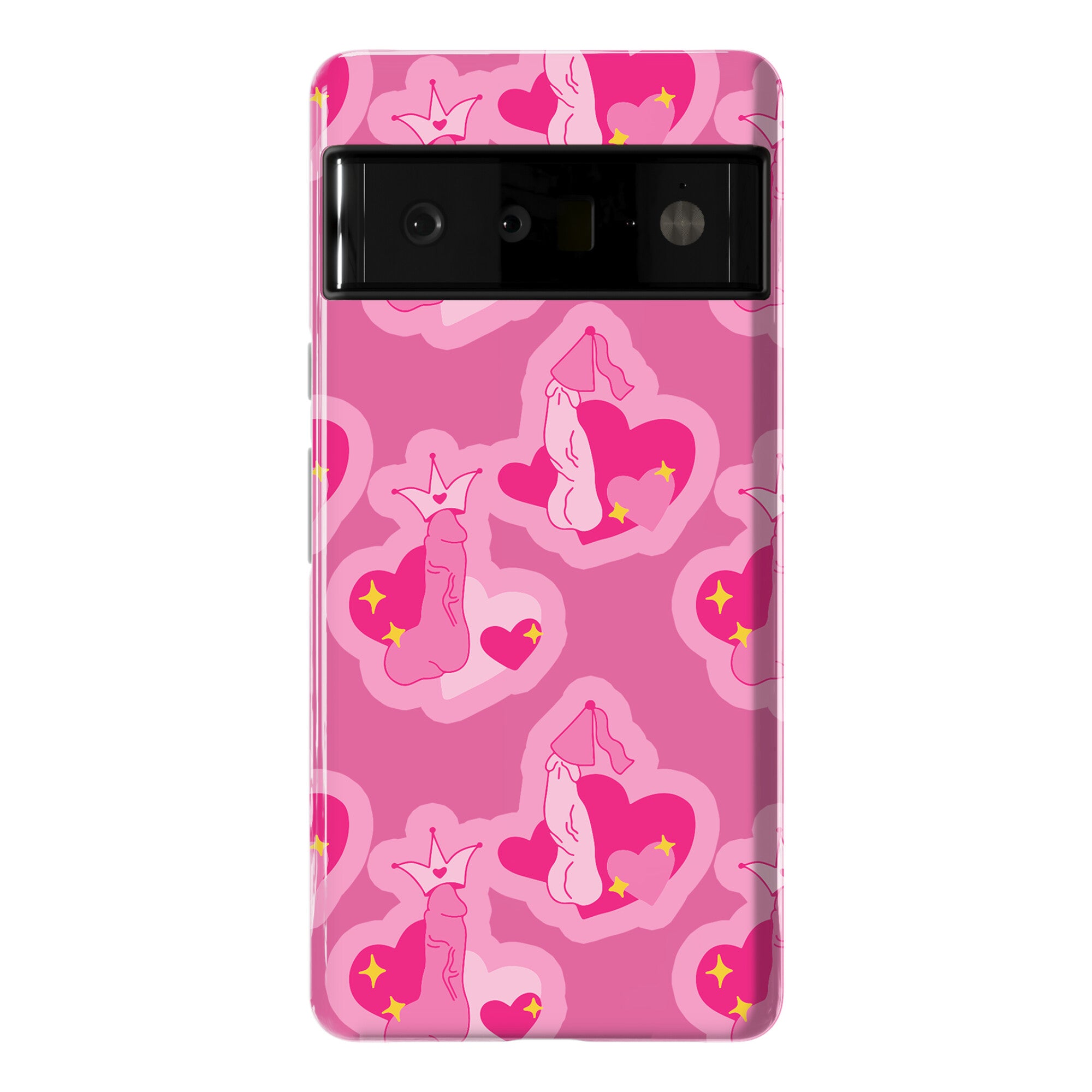 Princess Penis Pattern Phone Case