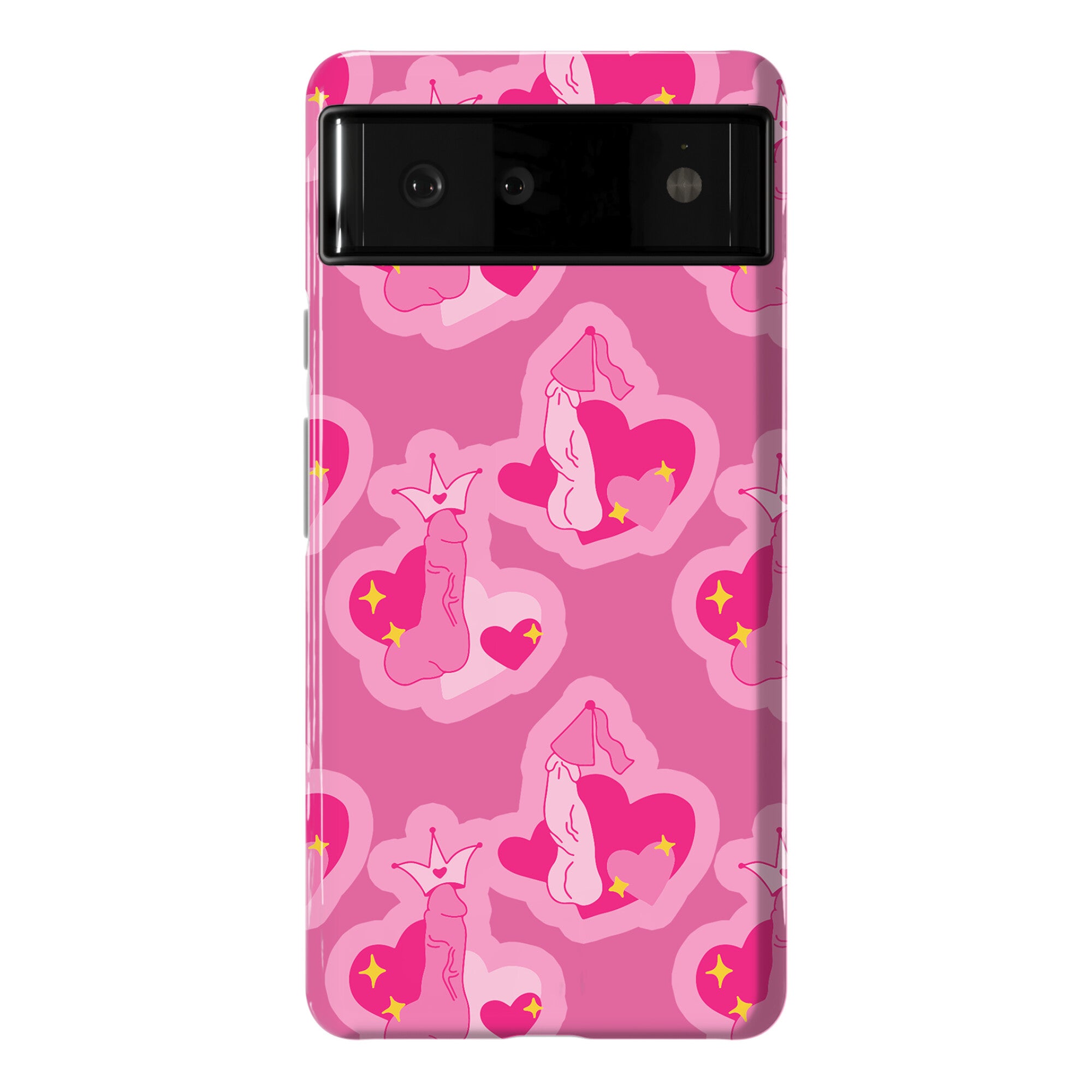 Princess Penis Pattern Phone Case