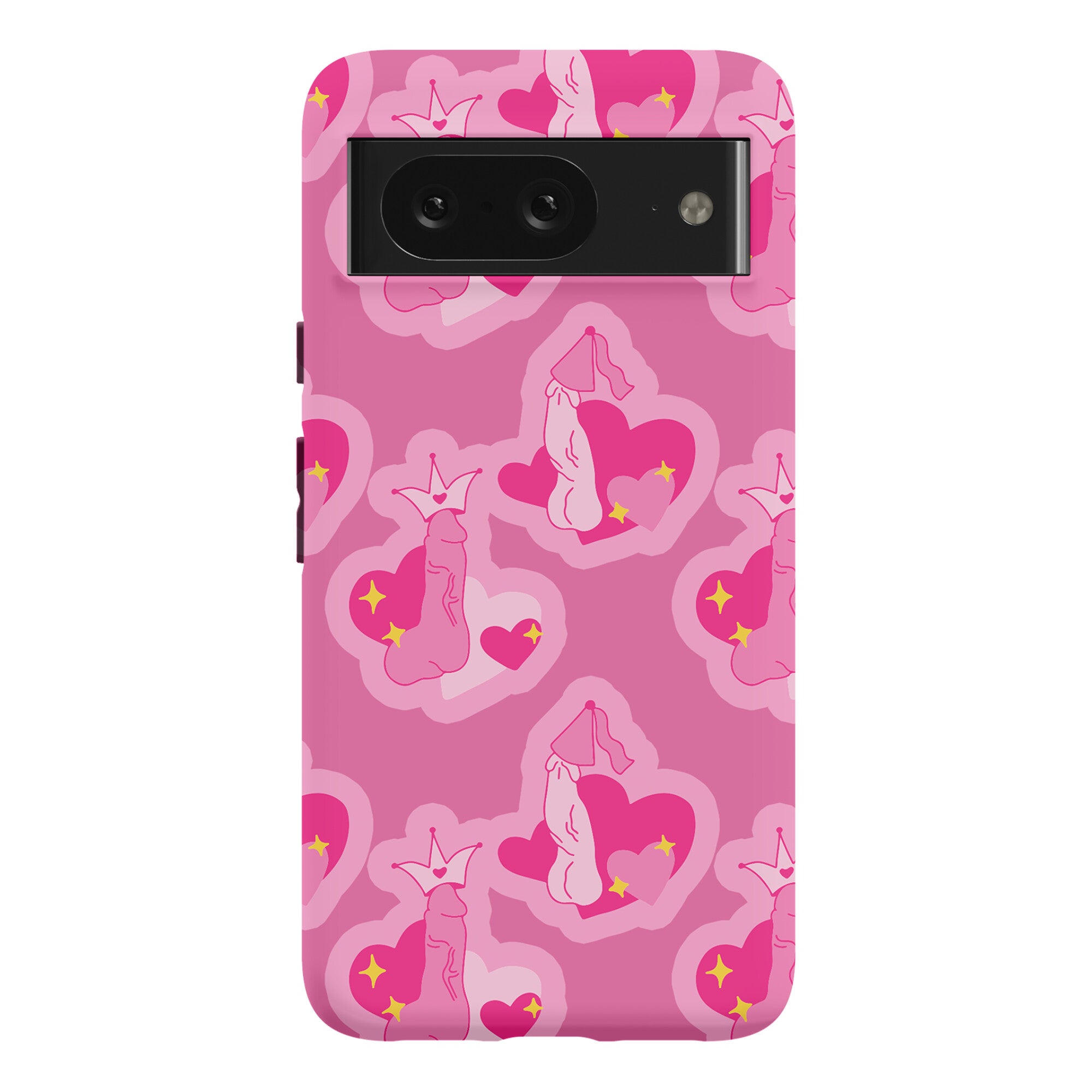 Princess Penis Pattern Phone Case