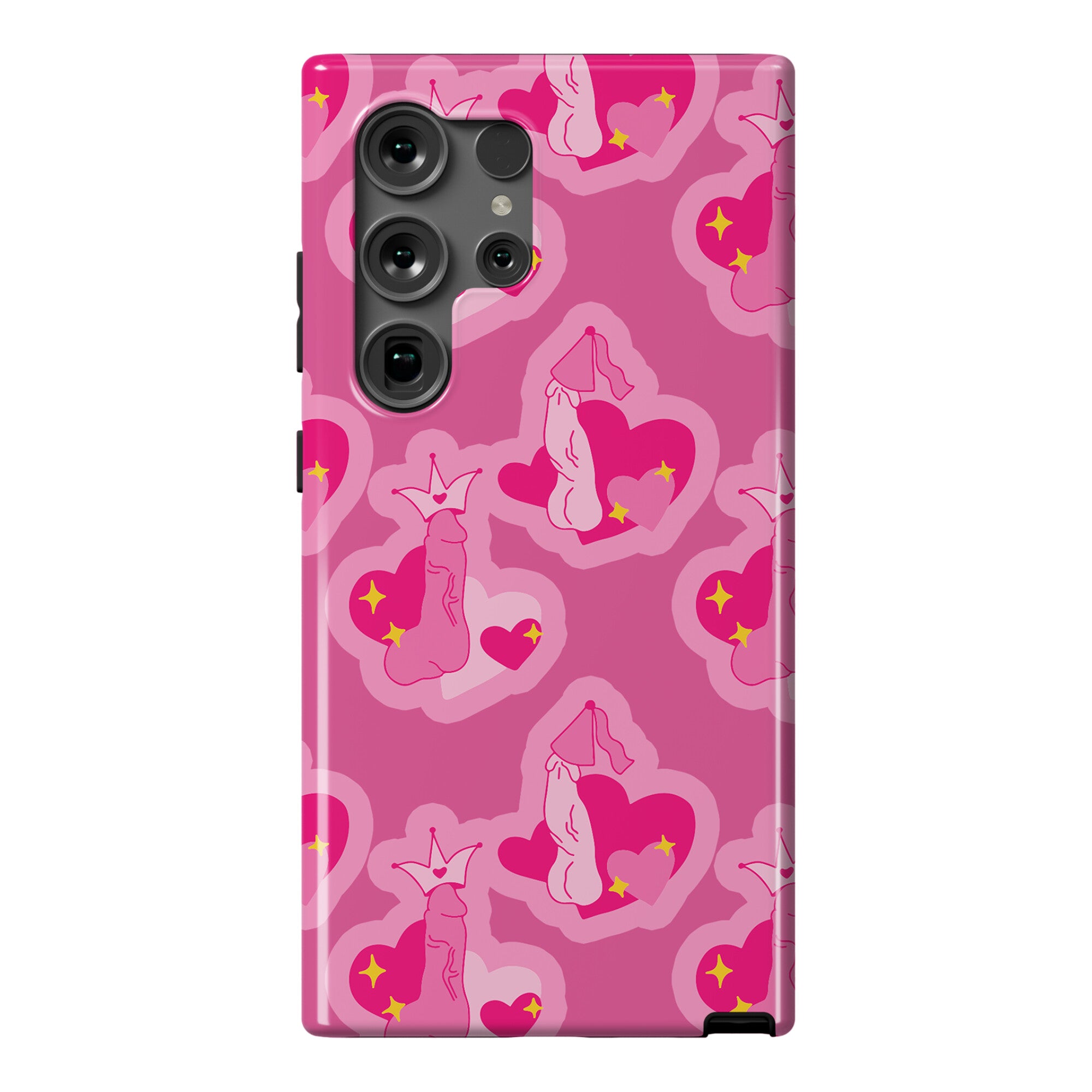 Princess Penis Pattern Phone Case