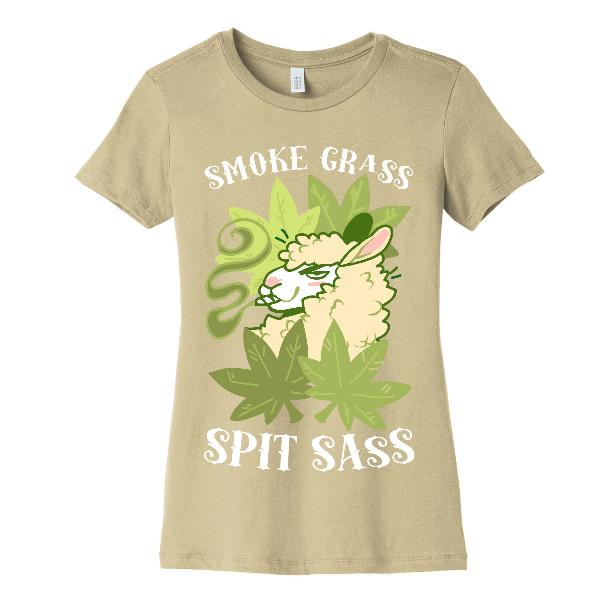Smoke Grass Spit Sass Women's Cotton Tee