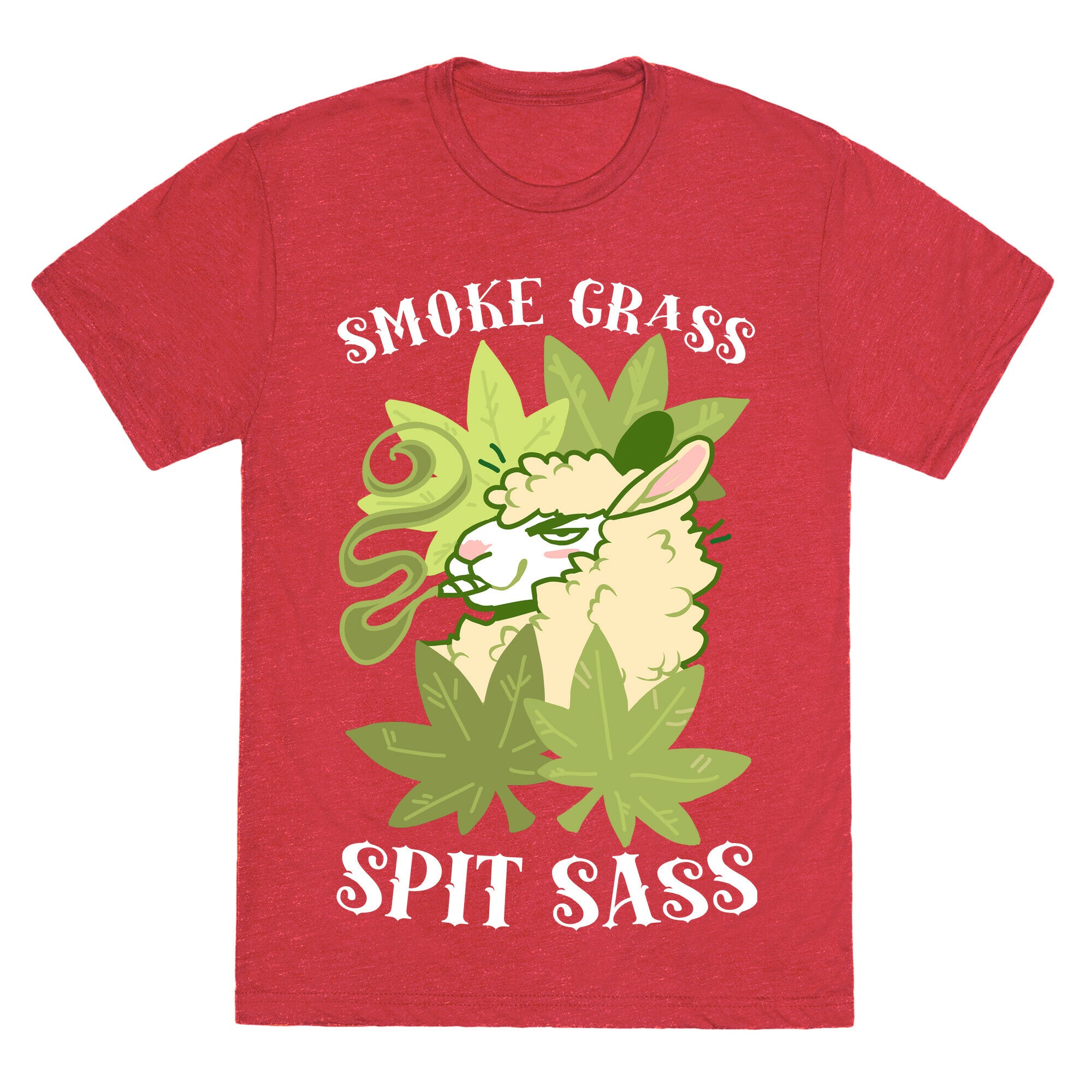Smoke Grass Spit Sass Unisex Triblend Tee