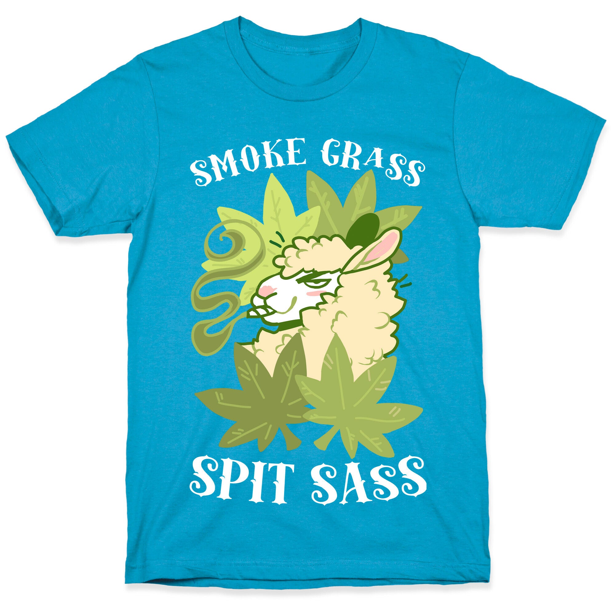 Smoke Grass Spit Sass Unisex Triblend Tee