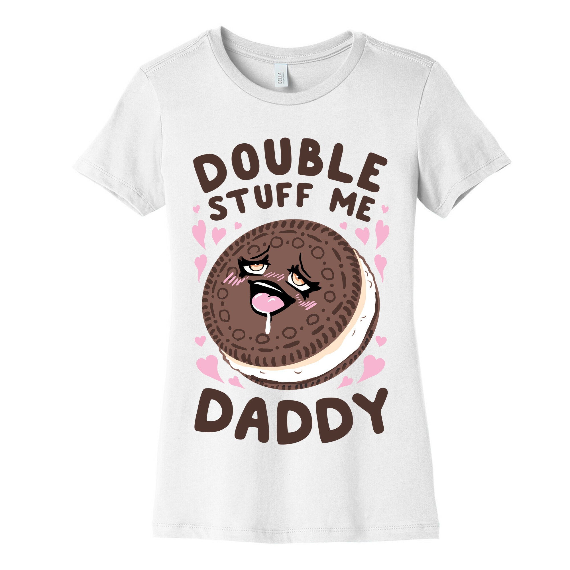 Double Stuff Me Daddy Women's Cotton Tee