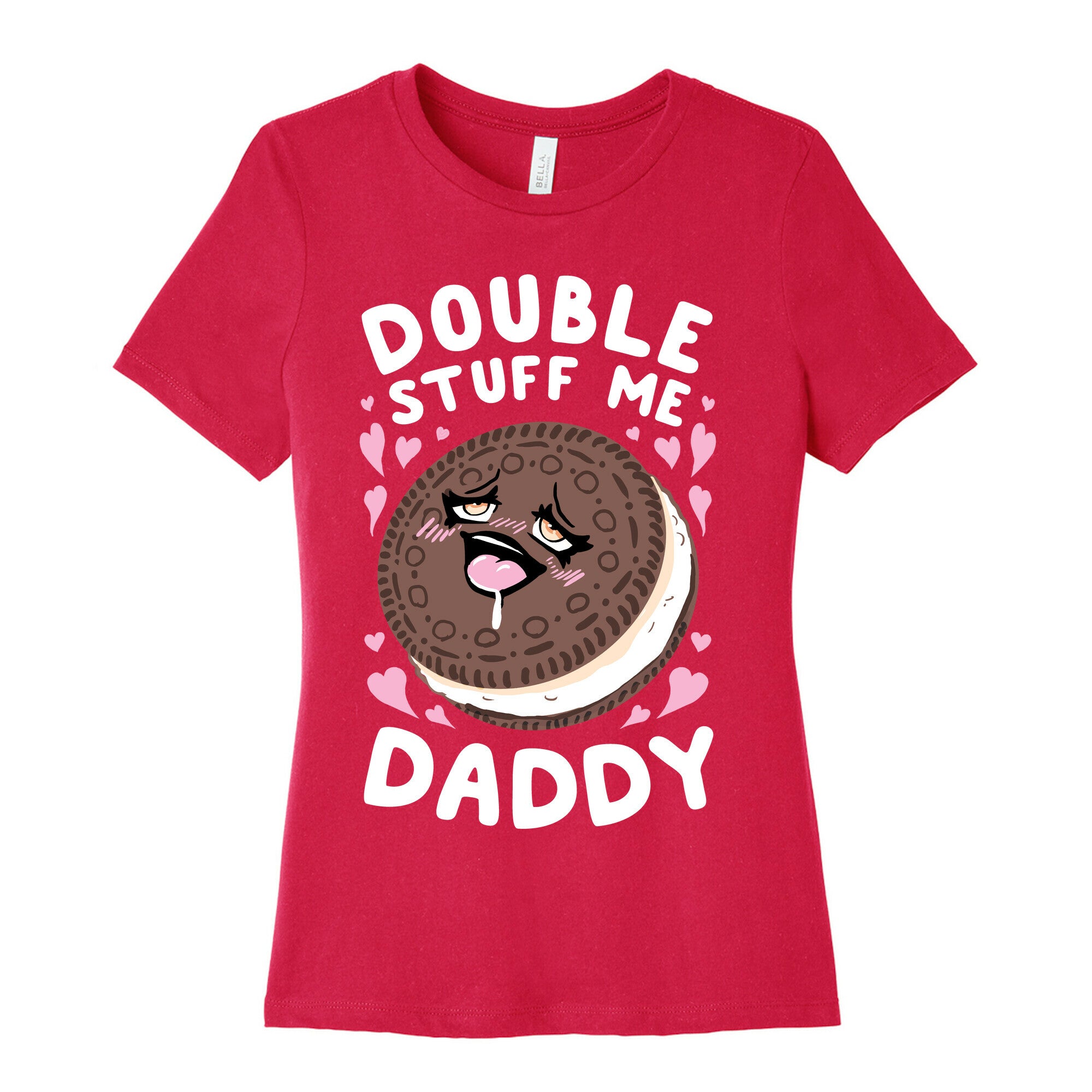 Double Stuff Me Daddy Women's Cotton Tee