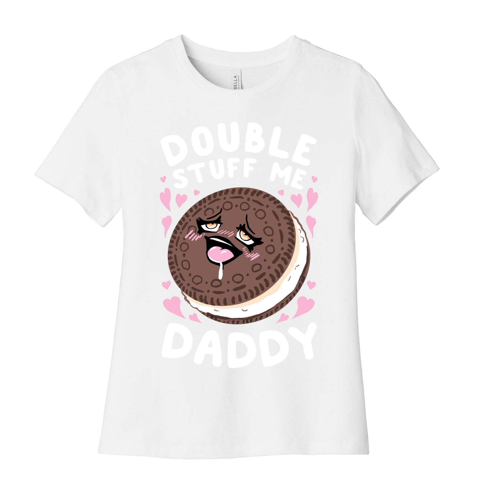 Double Stuff Me Daddy Women's Cotton Tee