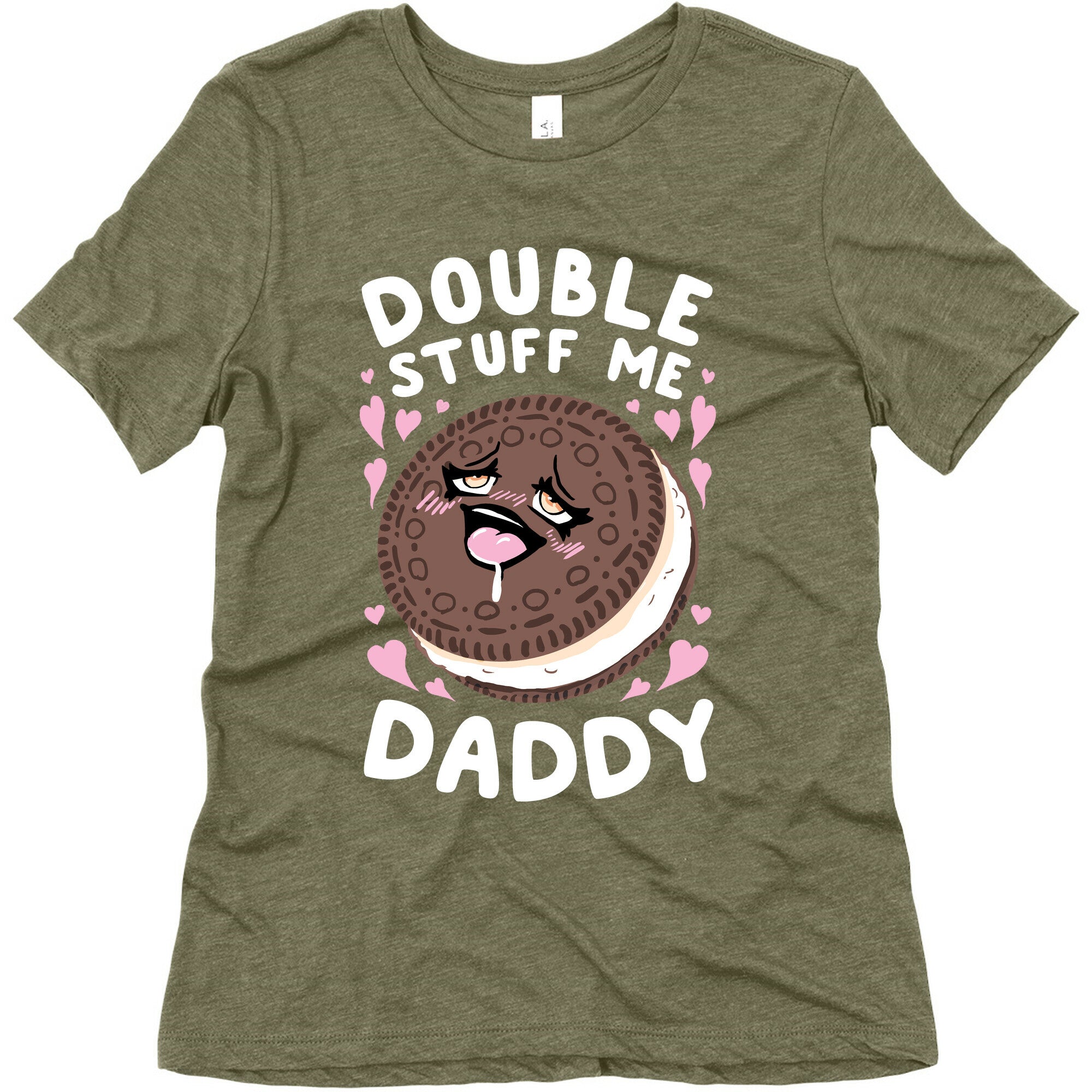 Double Stuff Me Daddy Women's Triblend Tee