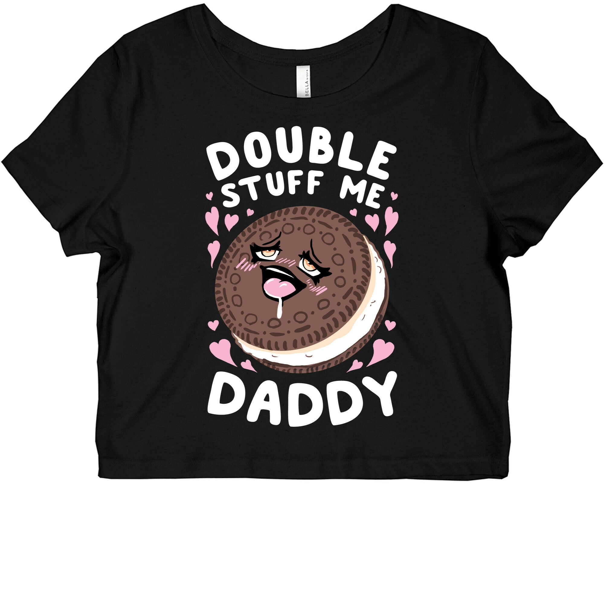 Double Stuff Me Daddy Graphic Baby Tee