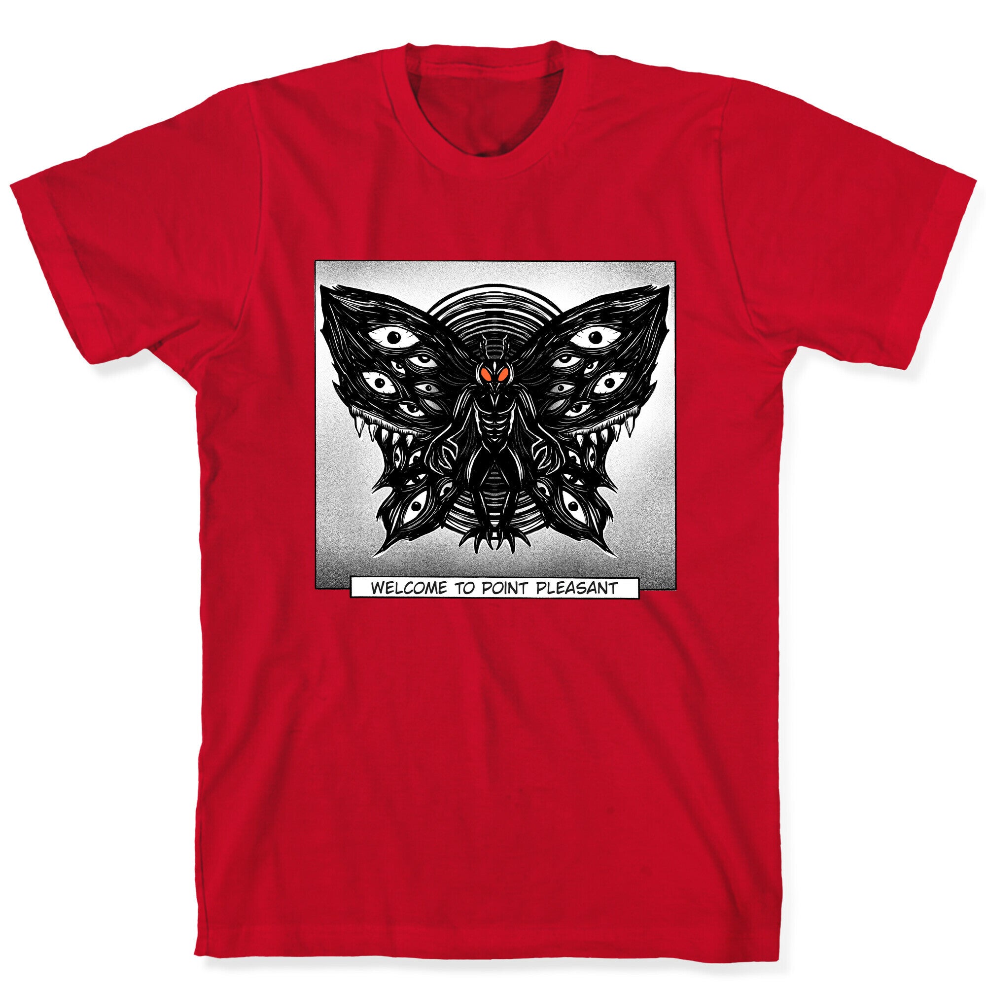 Welcome To Point Pleasant Mothman Manga T-Shirt