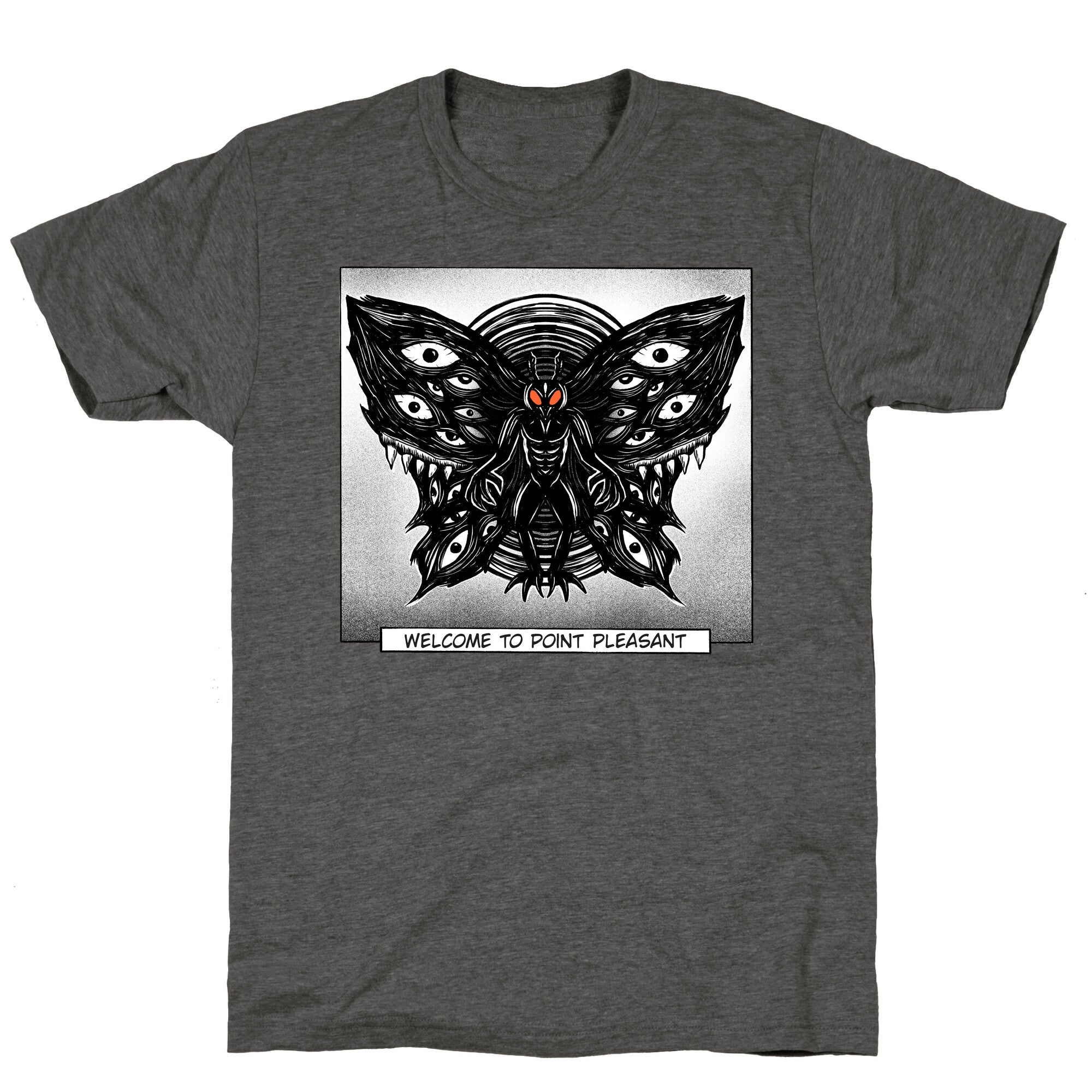 Welcome To Point Pleasant Mothman Manga Unisex Triblend Tee