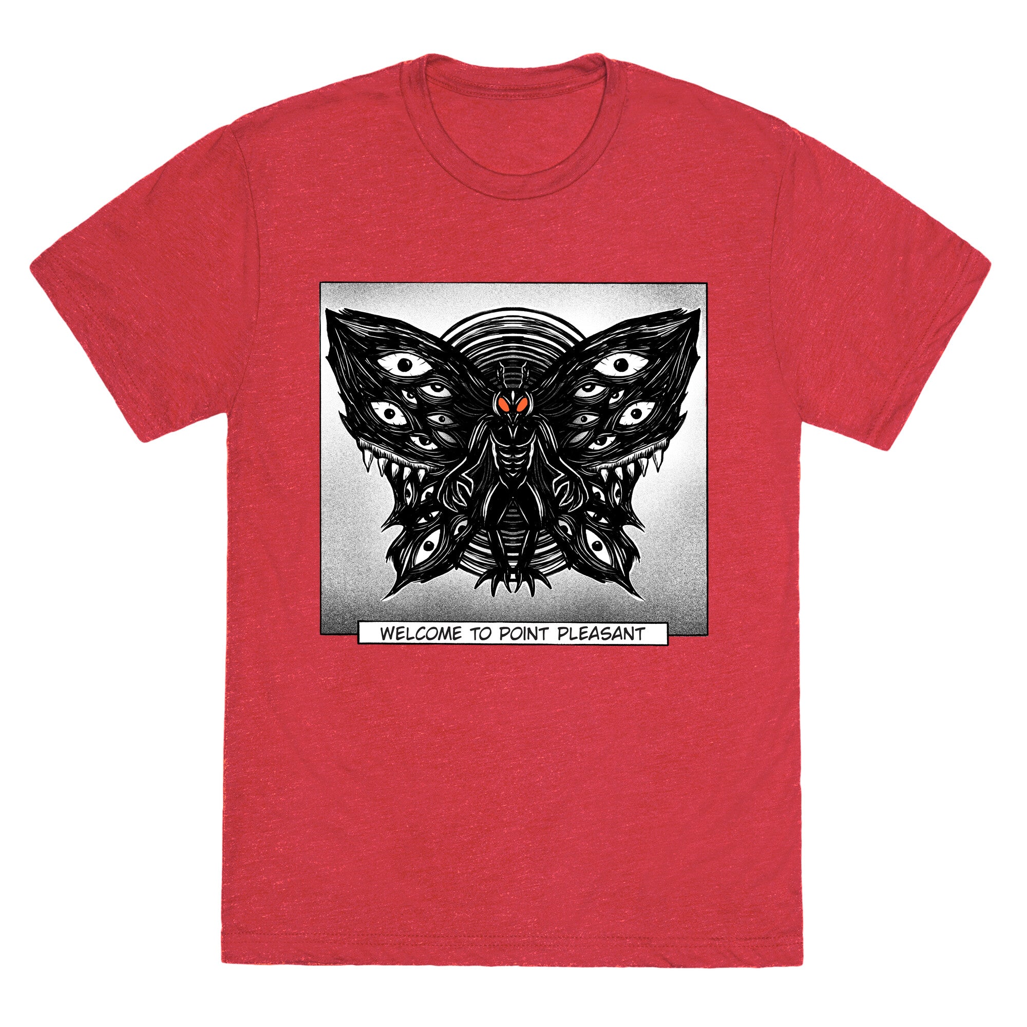 Welcome To Point Pleasant Mothman Manga Unisex Triblend Tee