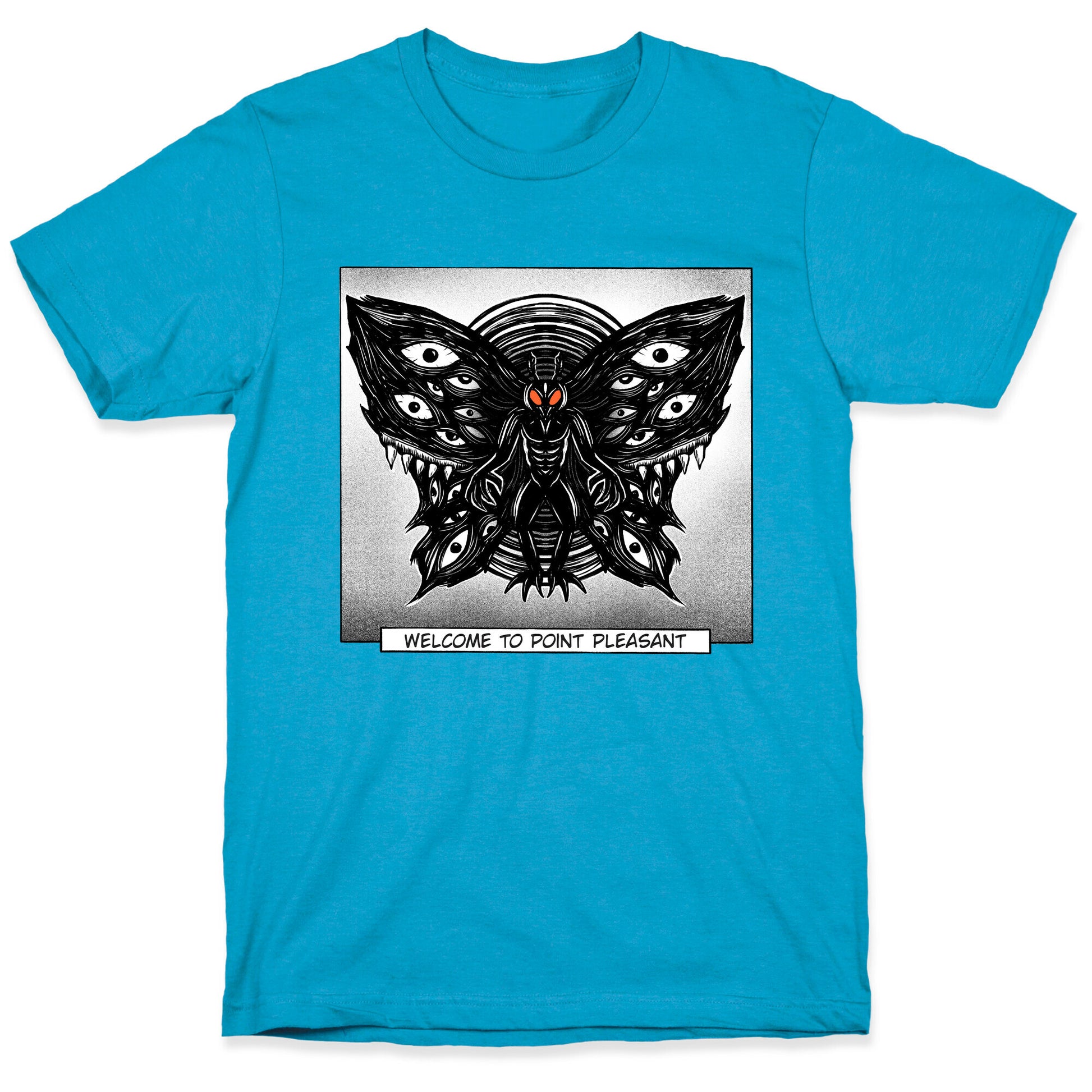 Welcome To Point Pleasant Mothman Manga Unisex Triblend Tee