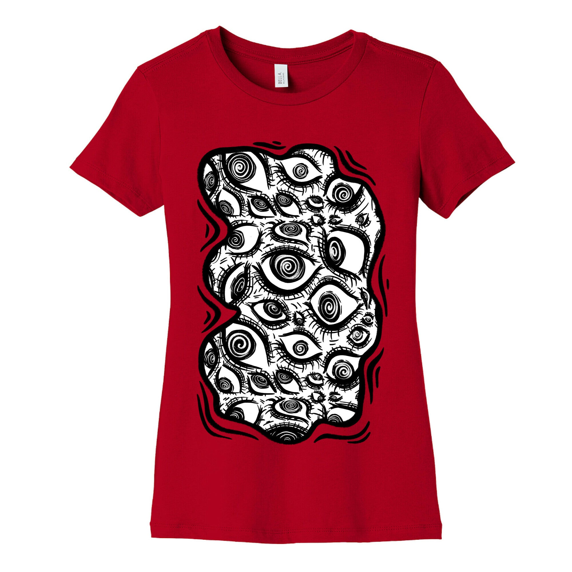 Sanpaku Eyes Tee White Women's Cotton Tee